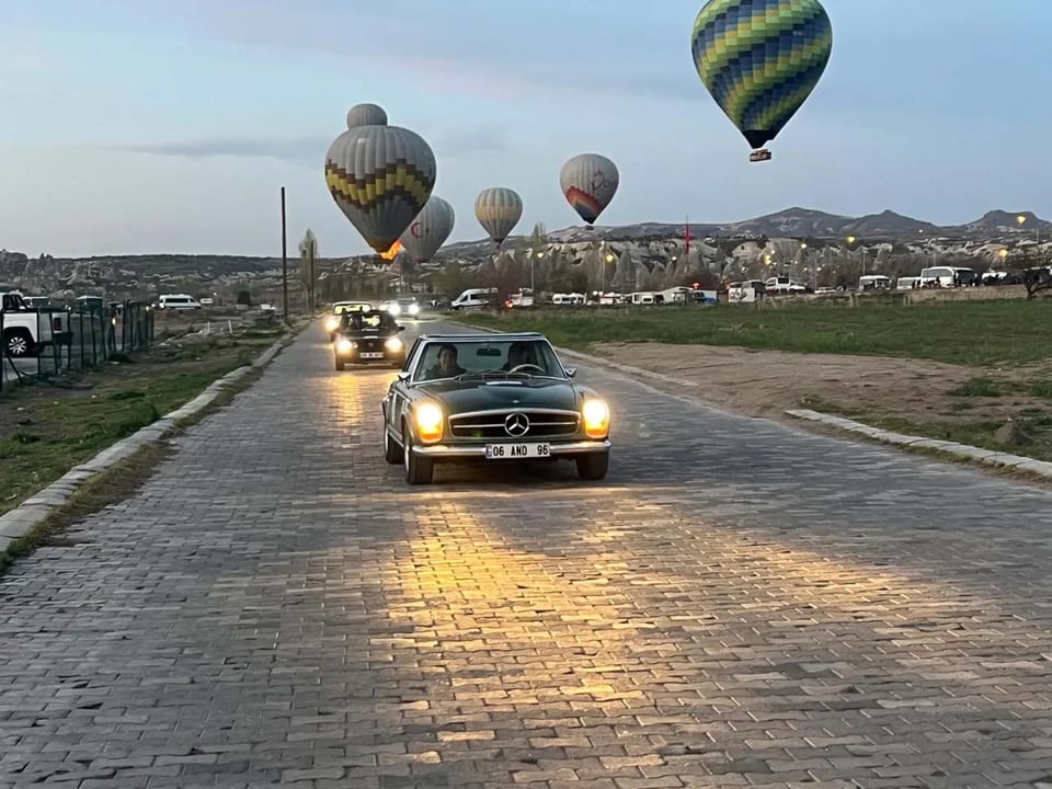 Kapadokya'da Klasik Otomobil Rallisi başladı