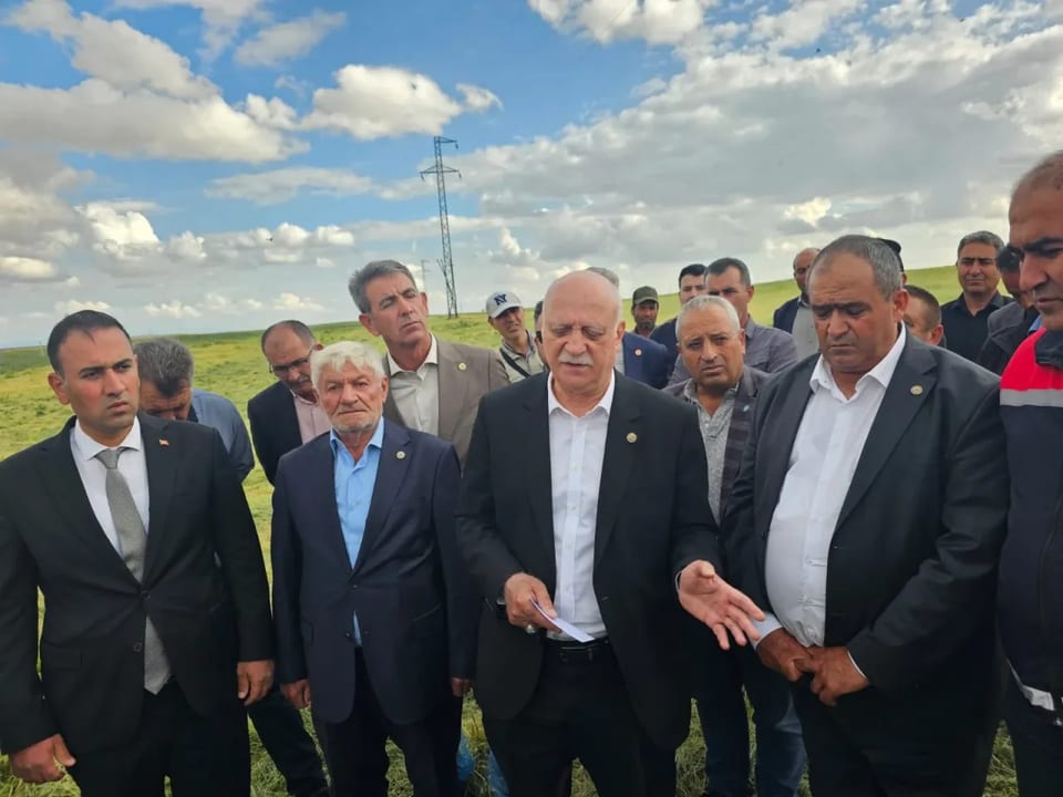 Aksaray'da zirai dondan etkilenen tarım alanları incelendi
