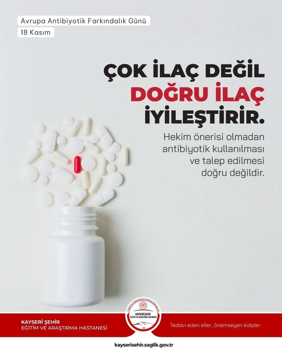 Sağlık Bakanlığı: “Antibiyotikler bilinçsiz kullanılmamalı”