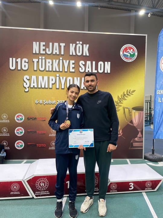 Kayserili sporcu Nursena Kalay Türkiye Şampiyonu oldu