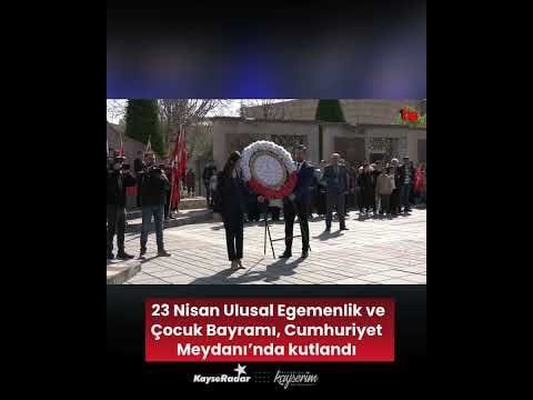 23 Nisan Ulusal Egemenlik ve Çocuk Bayramı, Cumhuriyet Meydanı’nda kutlandı