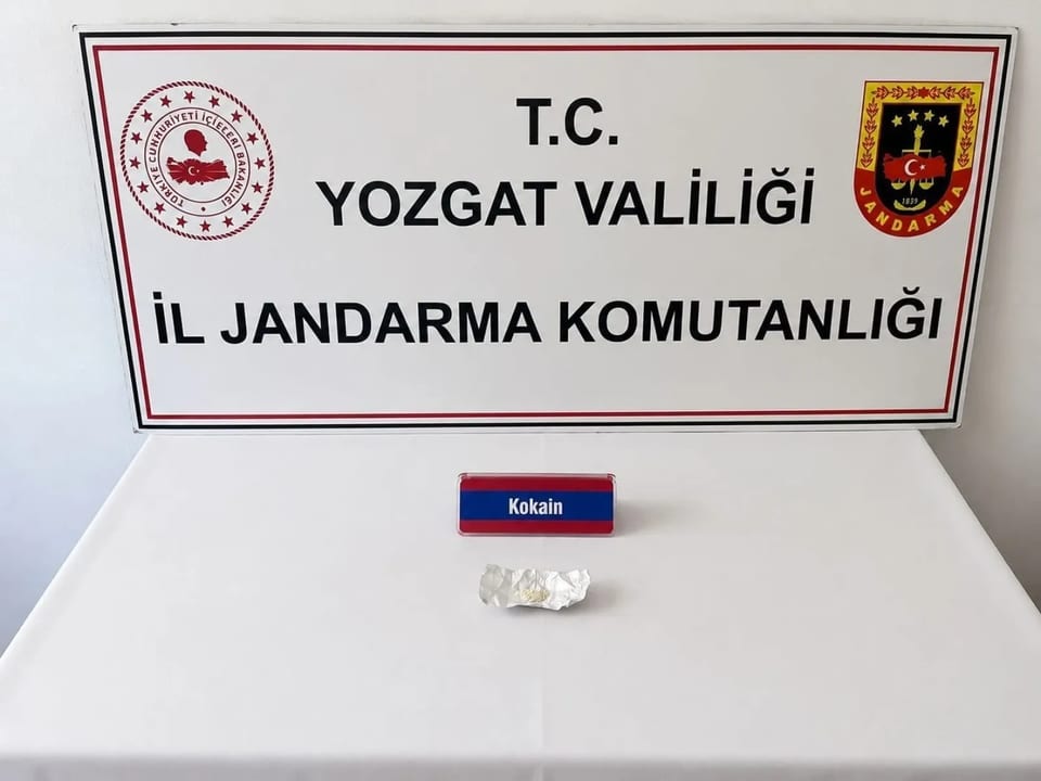 Yozgat'ta uyuşturucu operasyonunda 1 zanlı yakalandı