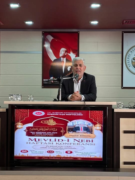 Suşehri'nde "Peygamberimiz ve Güzel Ahlak" konulu konferans düzenlendi