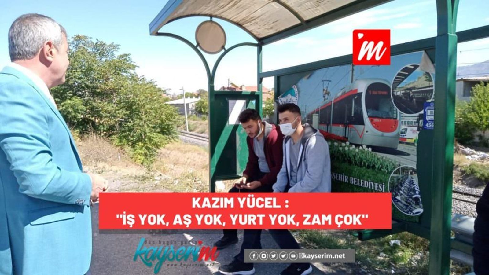 Kazım Yücel : “İş Yok, Aş Yok, Yurt Yok, Zam Çok”