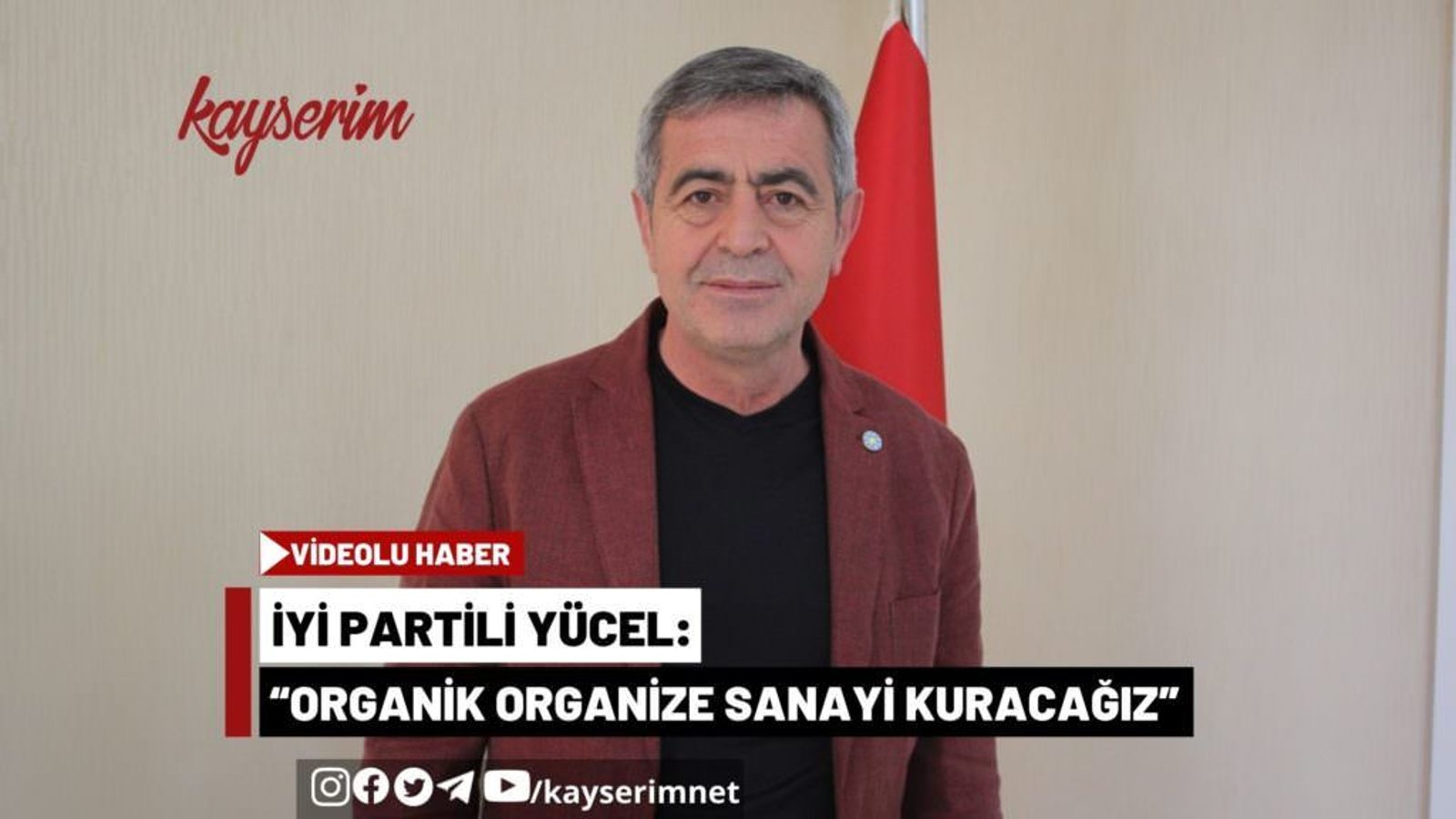 İYİ Partili Yücel: “Organik organize sanayi kuracağız”