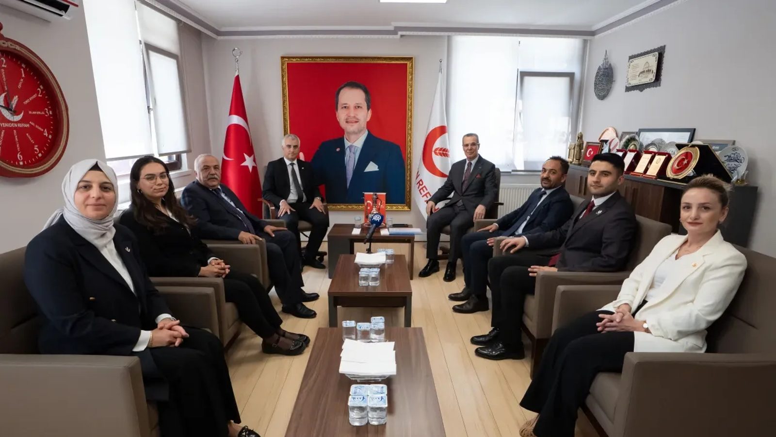 Yeniden Refah Partisi'nde partiler arası bayramlaşma