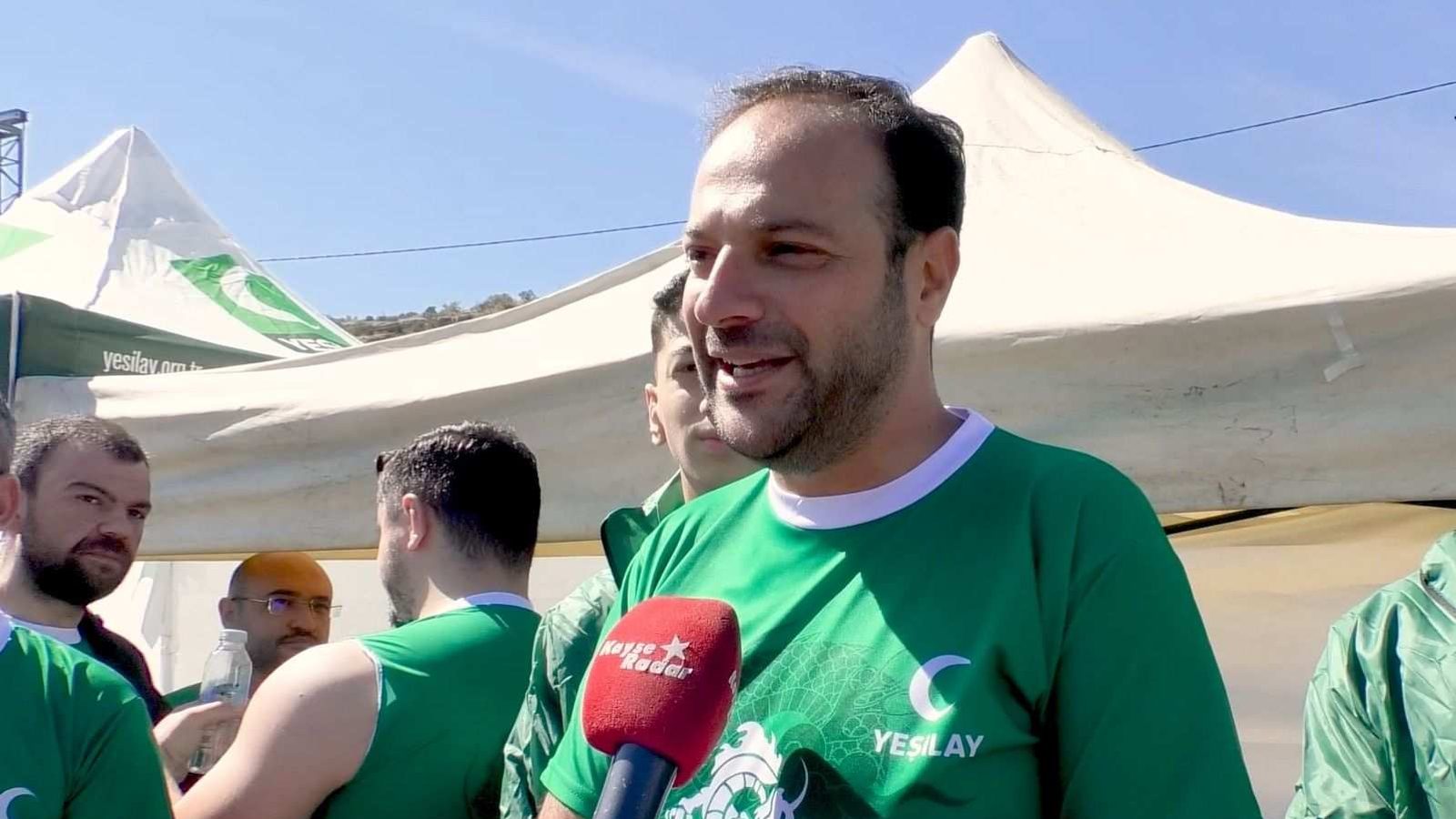 Yeşilay Şube Başkanı Çiftçi; “Yeşilay ailesi olarak farkındalık oluşturmak için geldik”