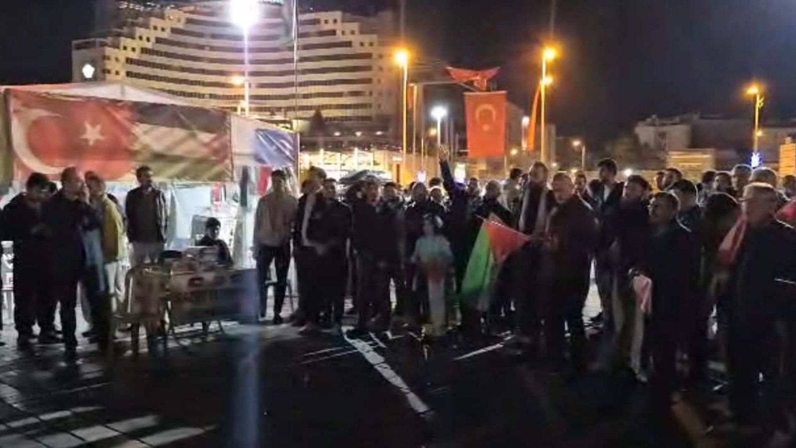 Vatandaşlar, Sumud'a destek amaçlı toplandı