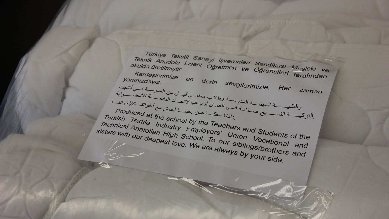 Meslek lisesi öğrencilerinden Gazze'ye yardım eli