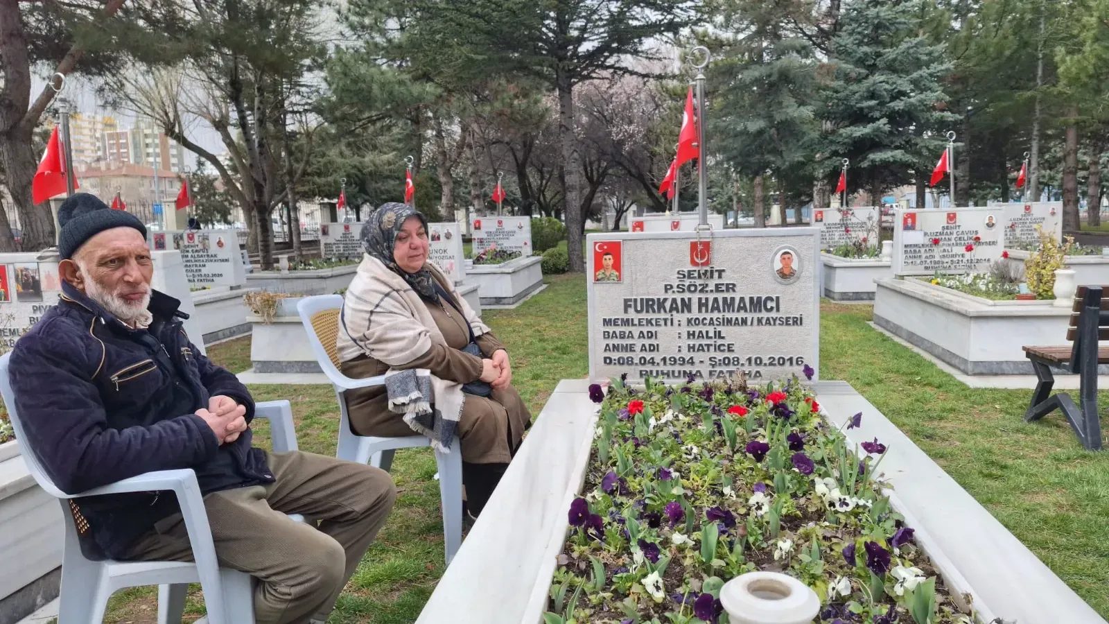 Şehit Furkan Hamamcı’nın annesi; “Bizim Bayramımız burası. Rabbim kimseye evlat acısı yaşatmasın”