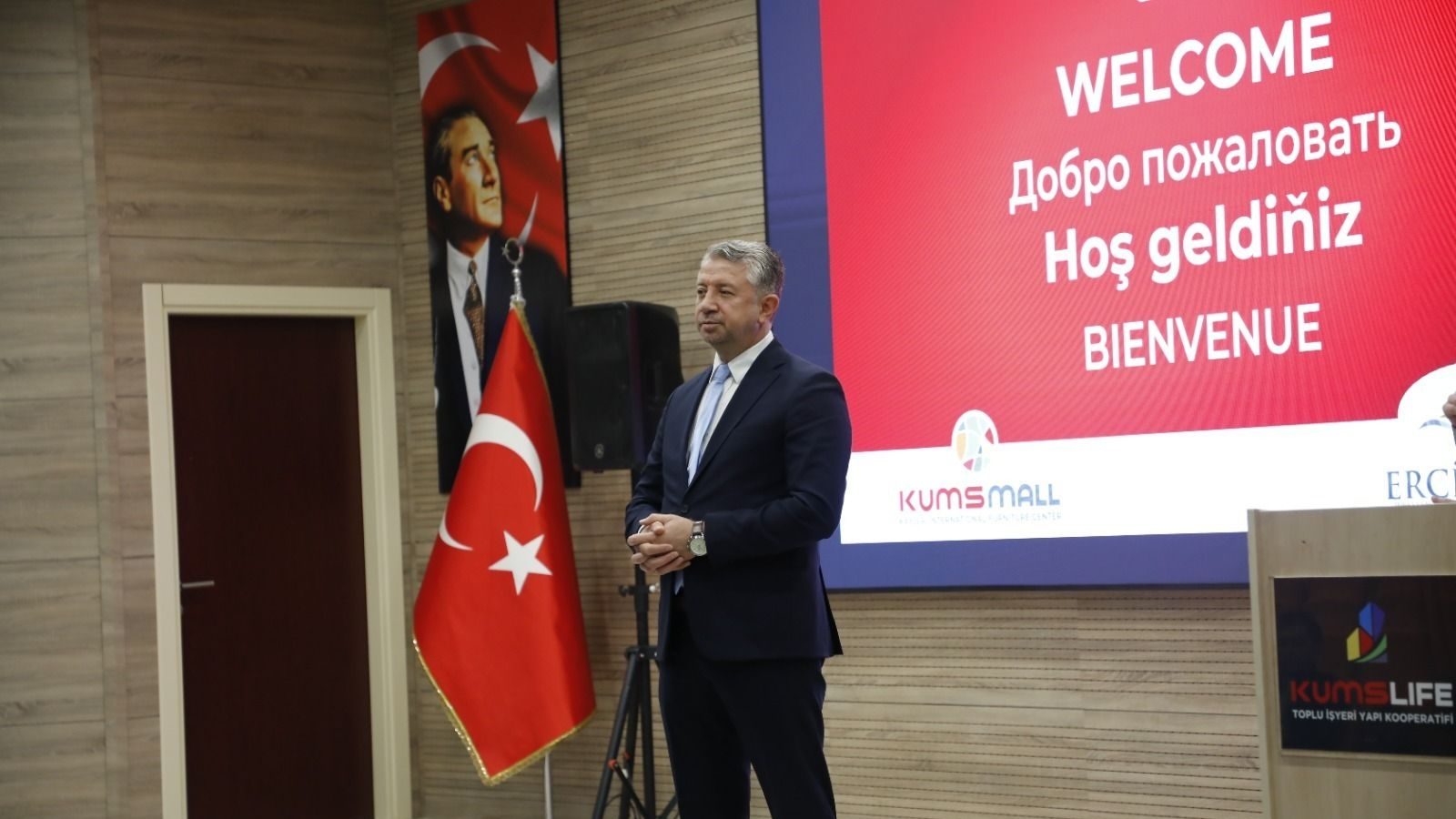 Kayseri’de mobilya üreticileri, Rus ve Türkmen iş insanlarıyla bir araya geldi