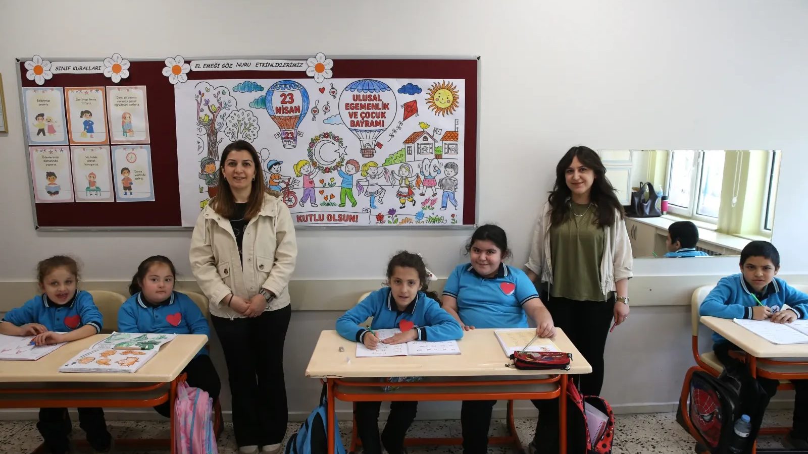 Talas'ta özel eğitim öğrencilerinin eserleri sergilendi