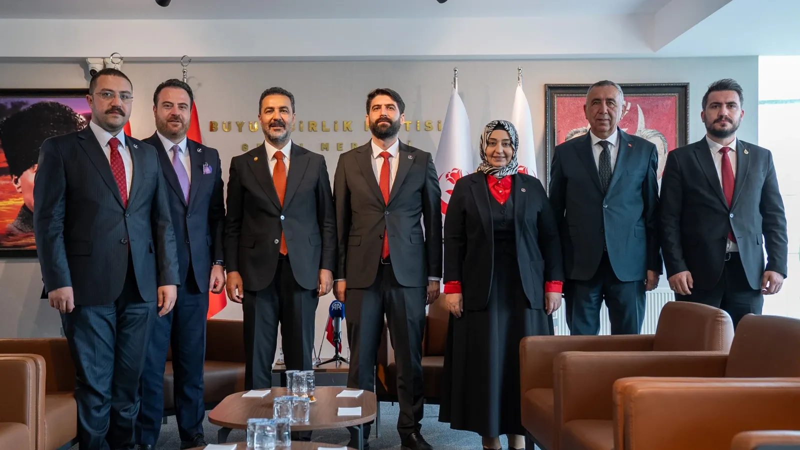 BBP Genel Merkezi'nde siyasi partiler arası bayramlaşma
