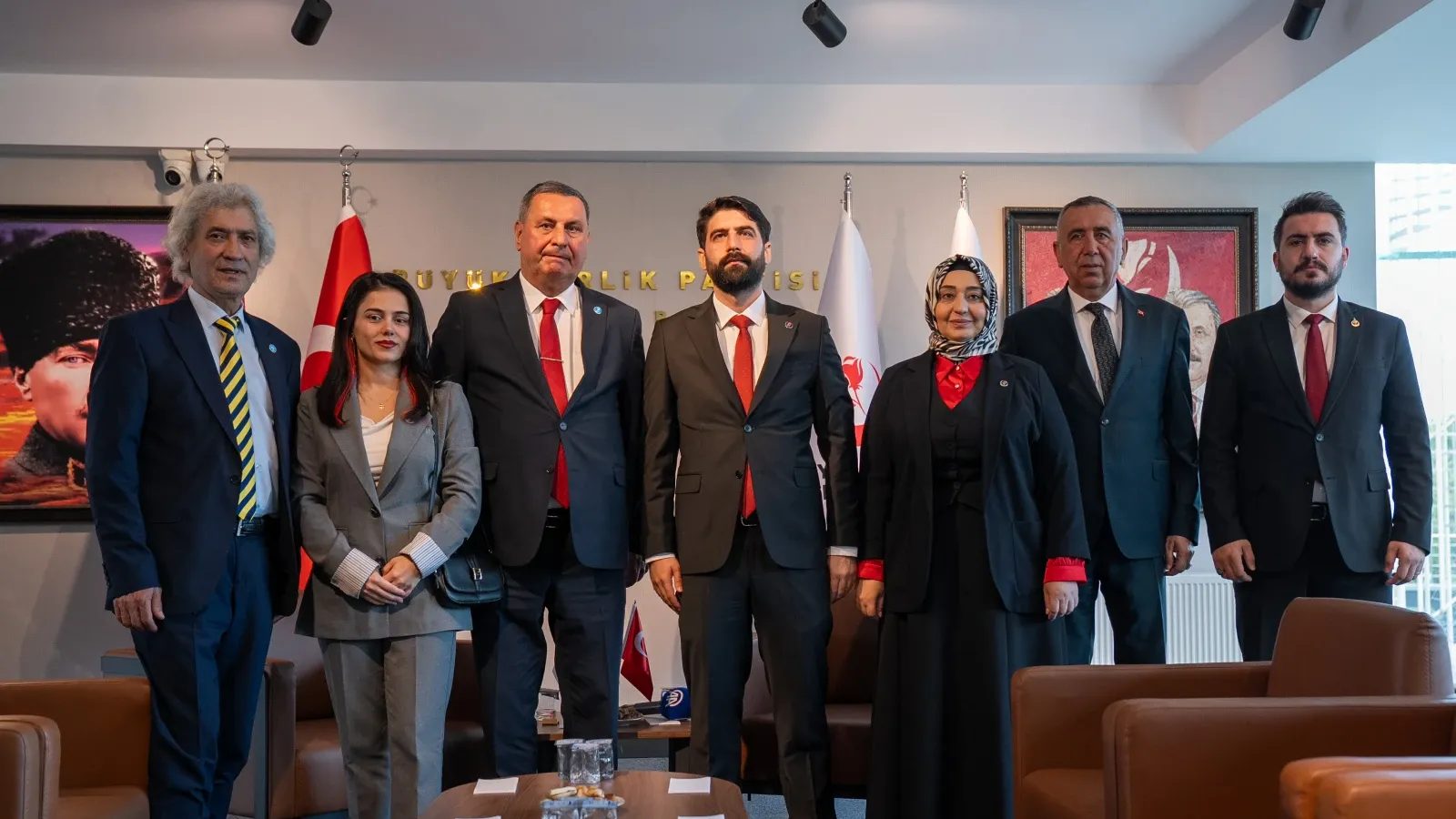BBP Genel Merkezi'nde siyasi partiler arası bayramlaşma