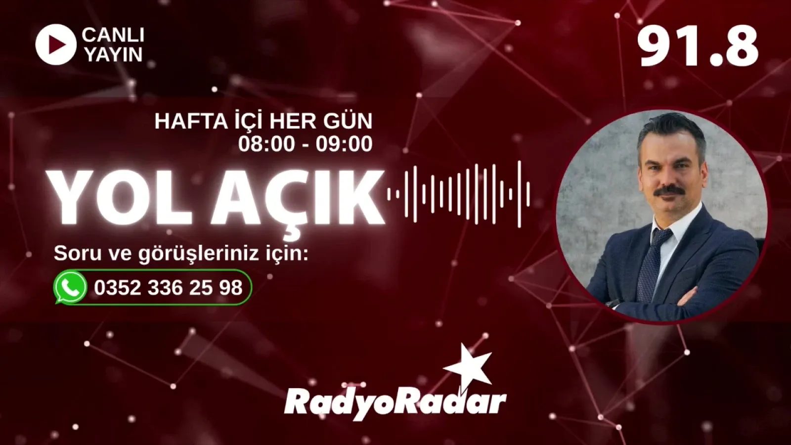 Mustafa Bayram'ın sunumuyla yol açık yayında