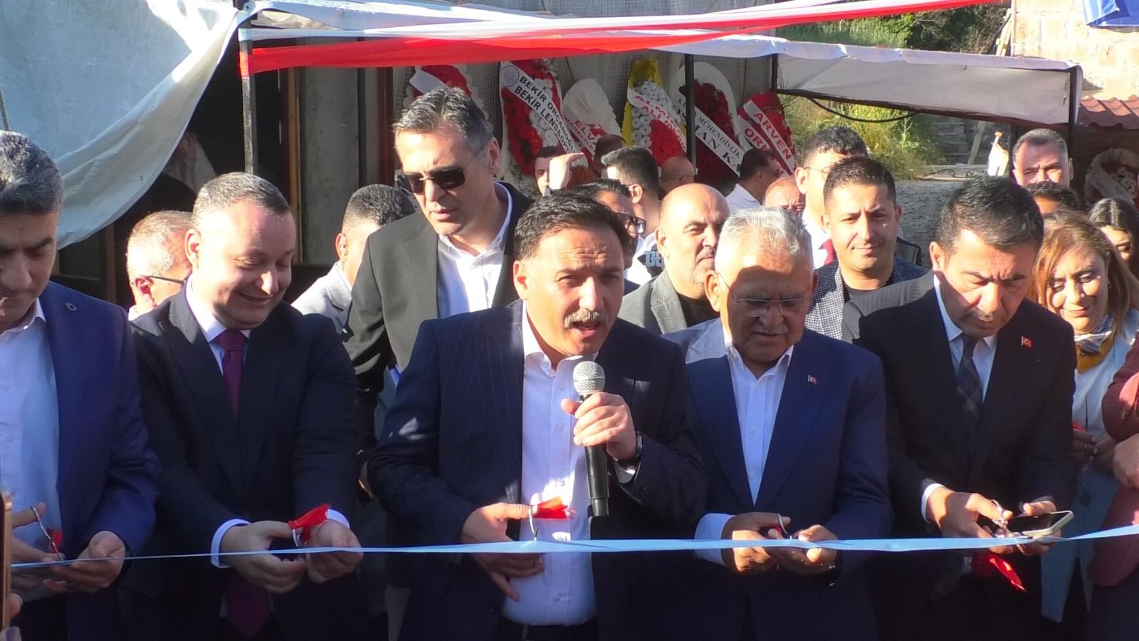 Bünyan’da Değirmen Restaurant yapılan törenle açıldı
