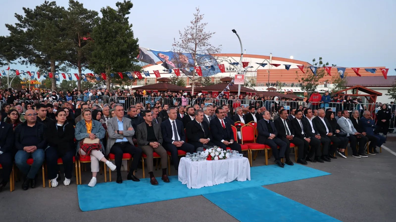 BBP Genel Başkanı Destici, Sivas'ta kaplıca sezon açılışına katıldı