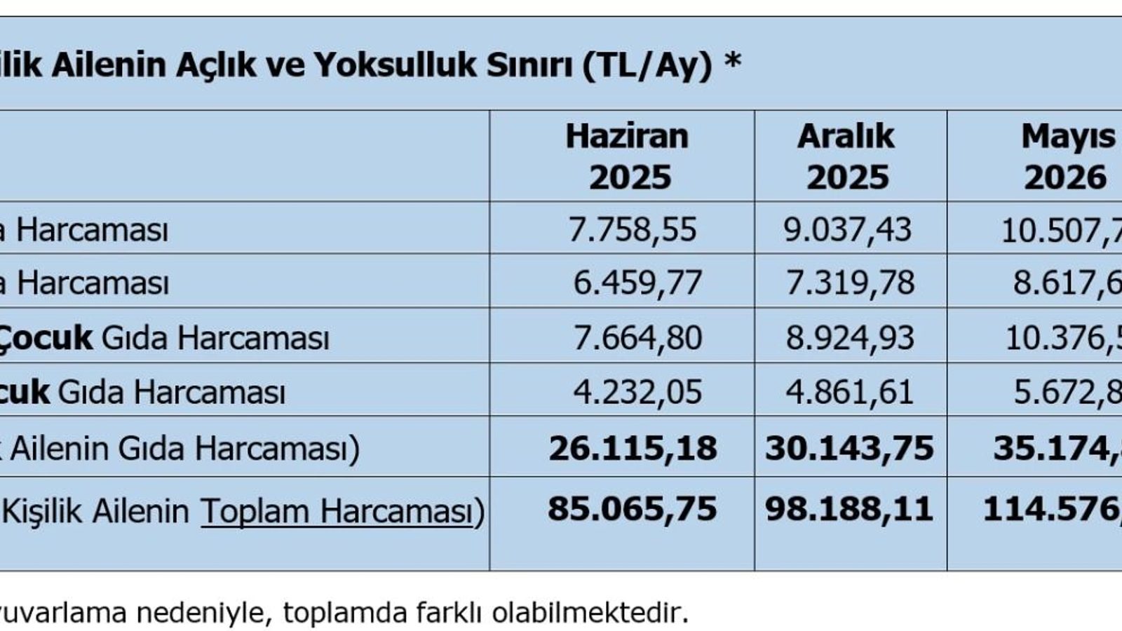 Açlık Sınırı Tekrar Arttı: Yoksulluk Ne Kadar?