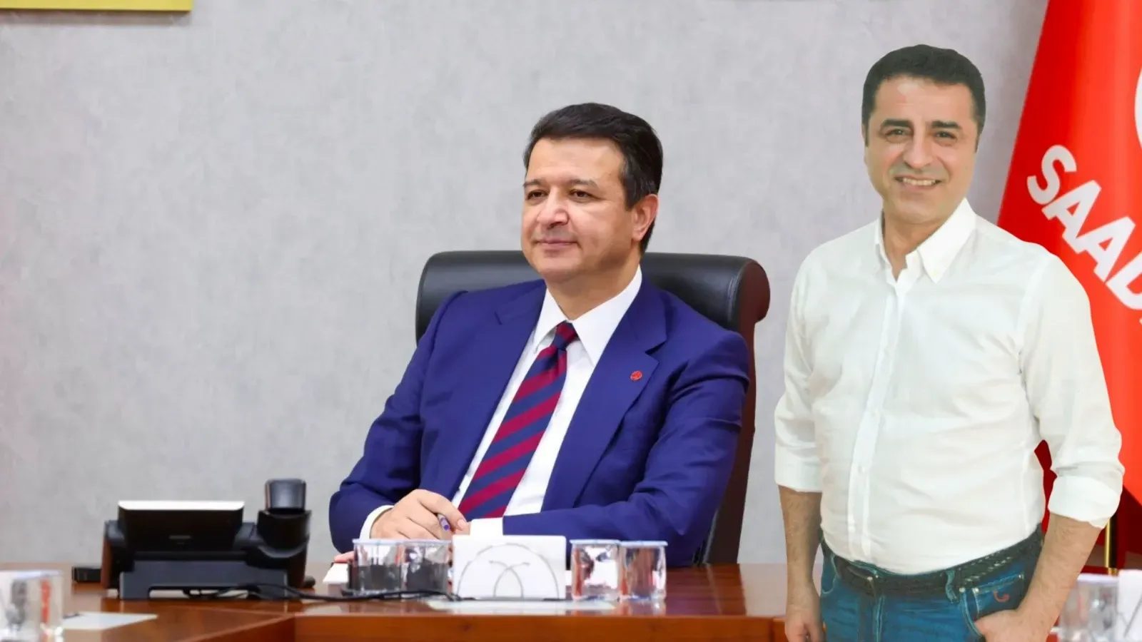 SP Genel Başkanı Arıkan, Selahattin Demirtaş ile görüştü