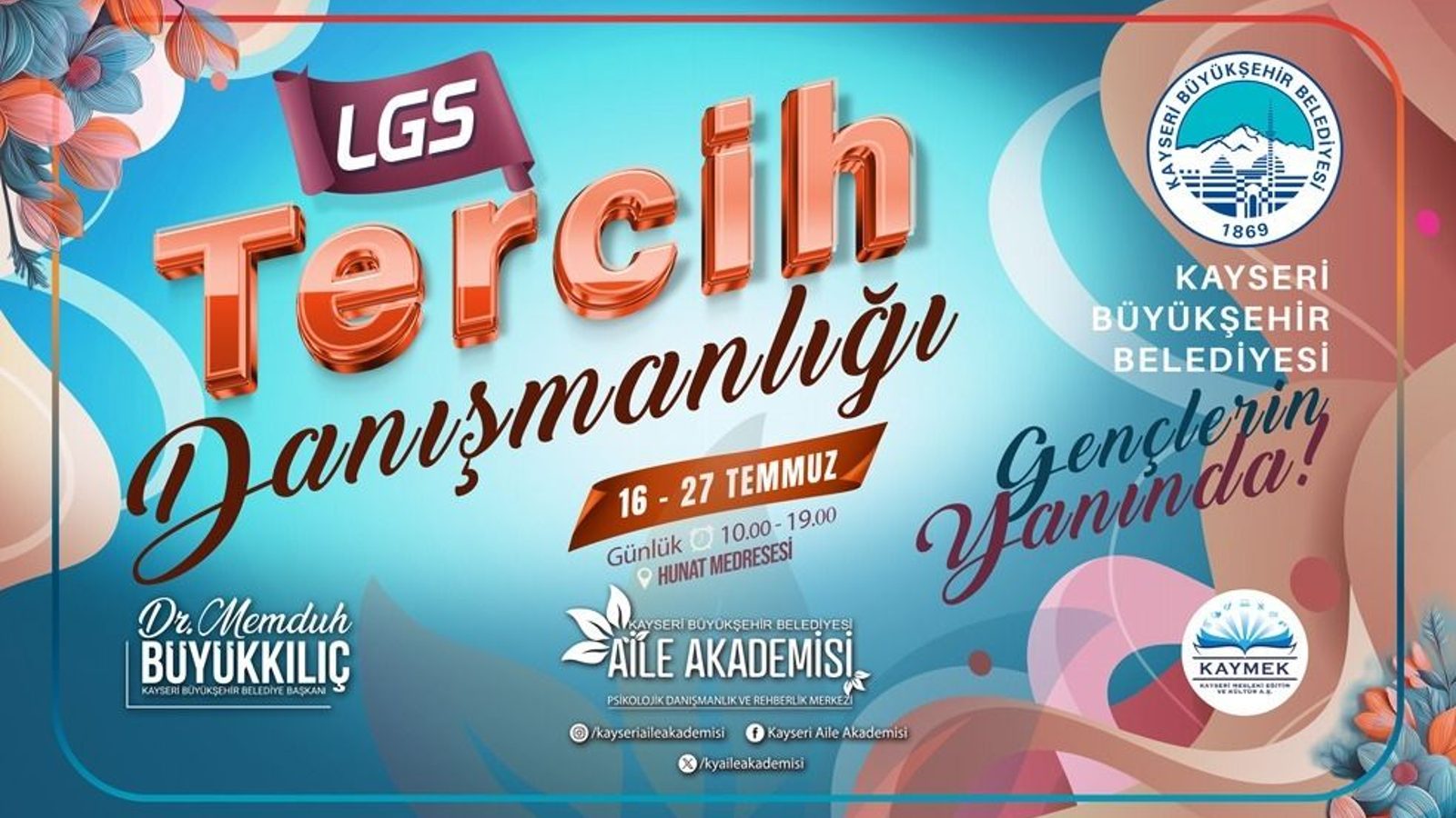 Büyükşehir Aile Akademisi’nden ücretsiz Lgs tercih danışmanlığı hizmeti