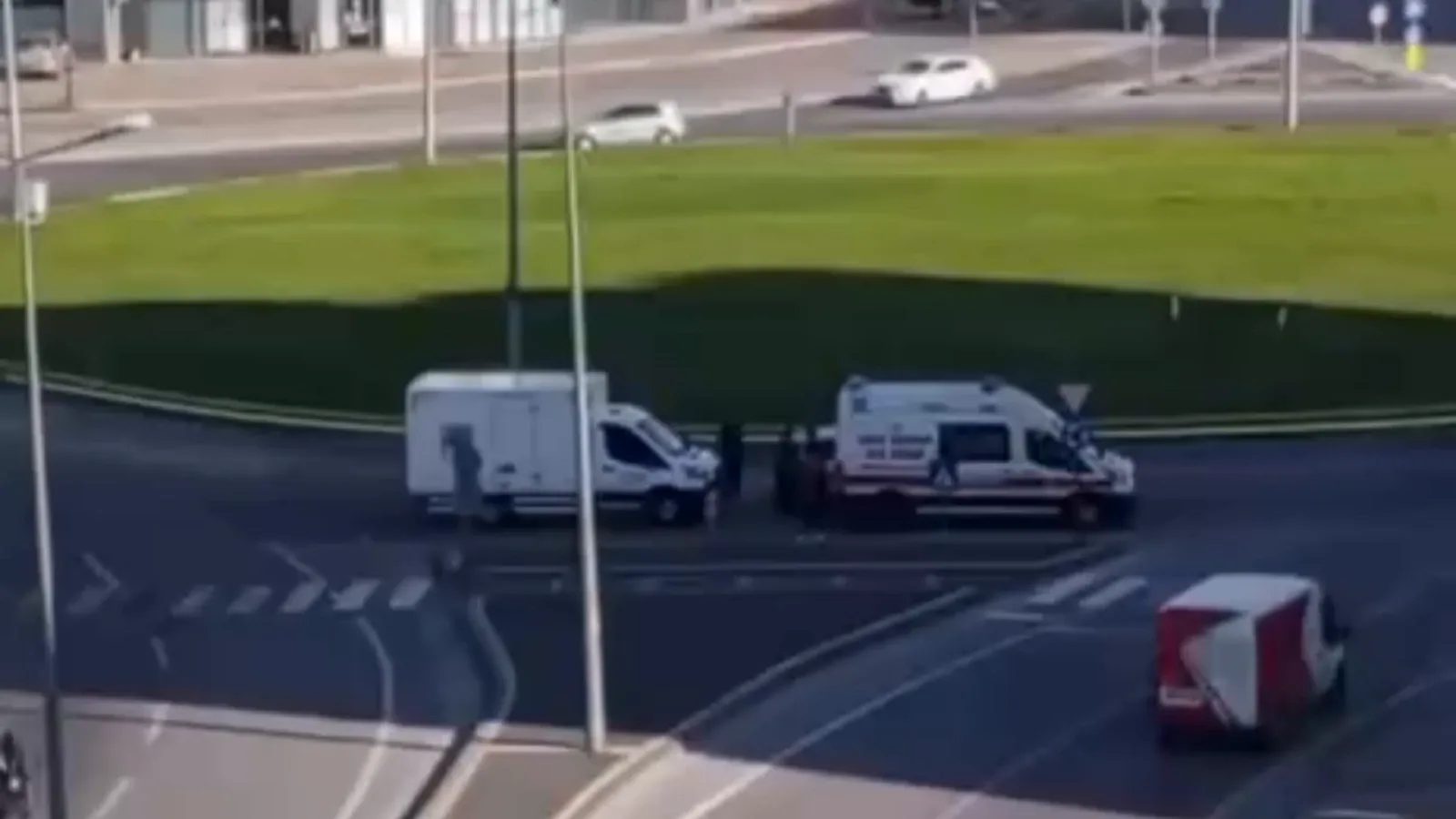 Kayseri Serkent Kavşağı'nda kaza meydana geldi