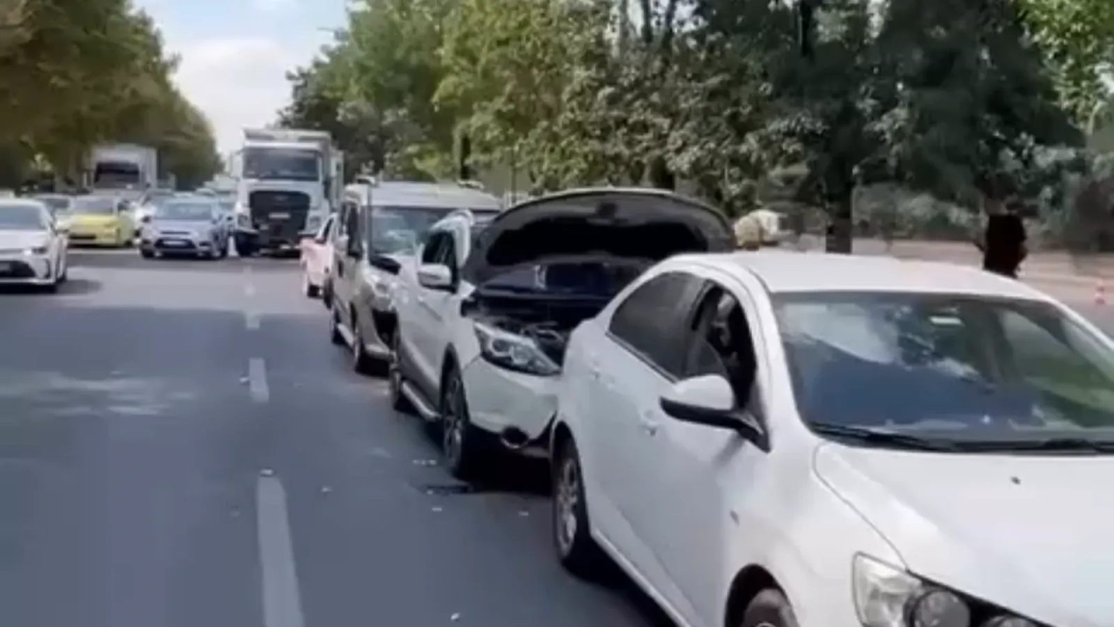 Kayseri'de Osman Kavuncu Bulvarı'nda zincirleme kaza