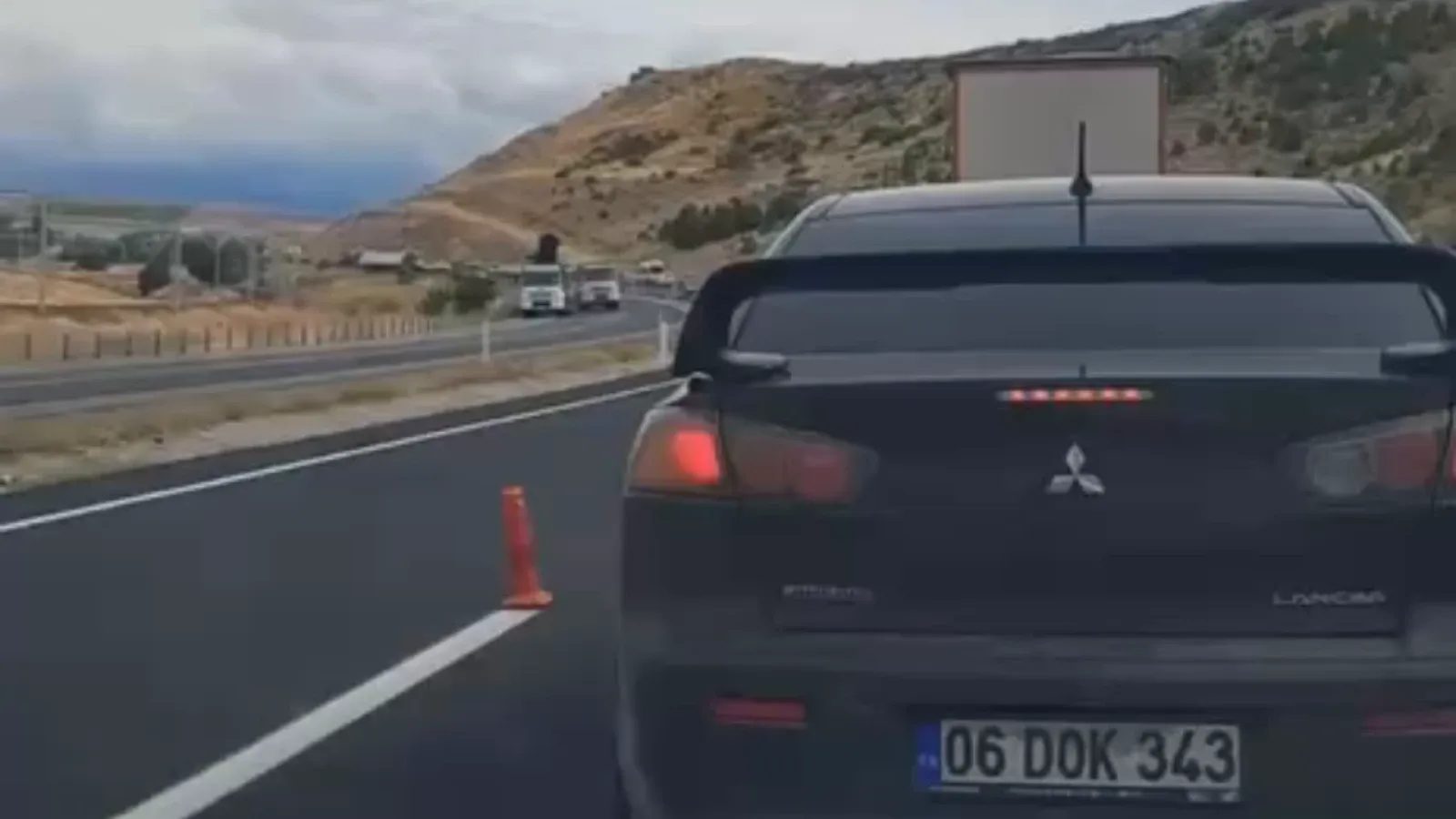 Kayseri-Ankara yolunda trafik yoğunluğu