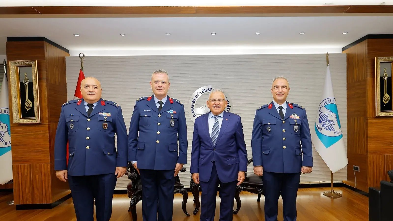 Kayseri’nin yeni atanan komutanları ağırlandı