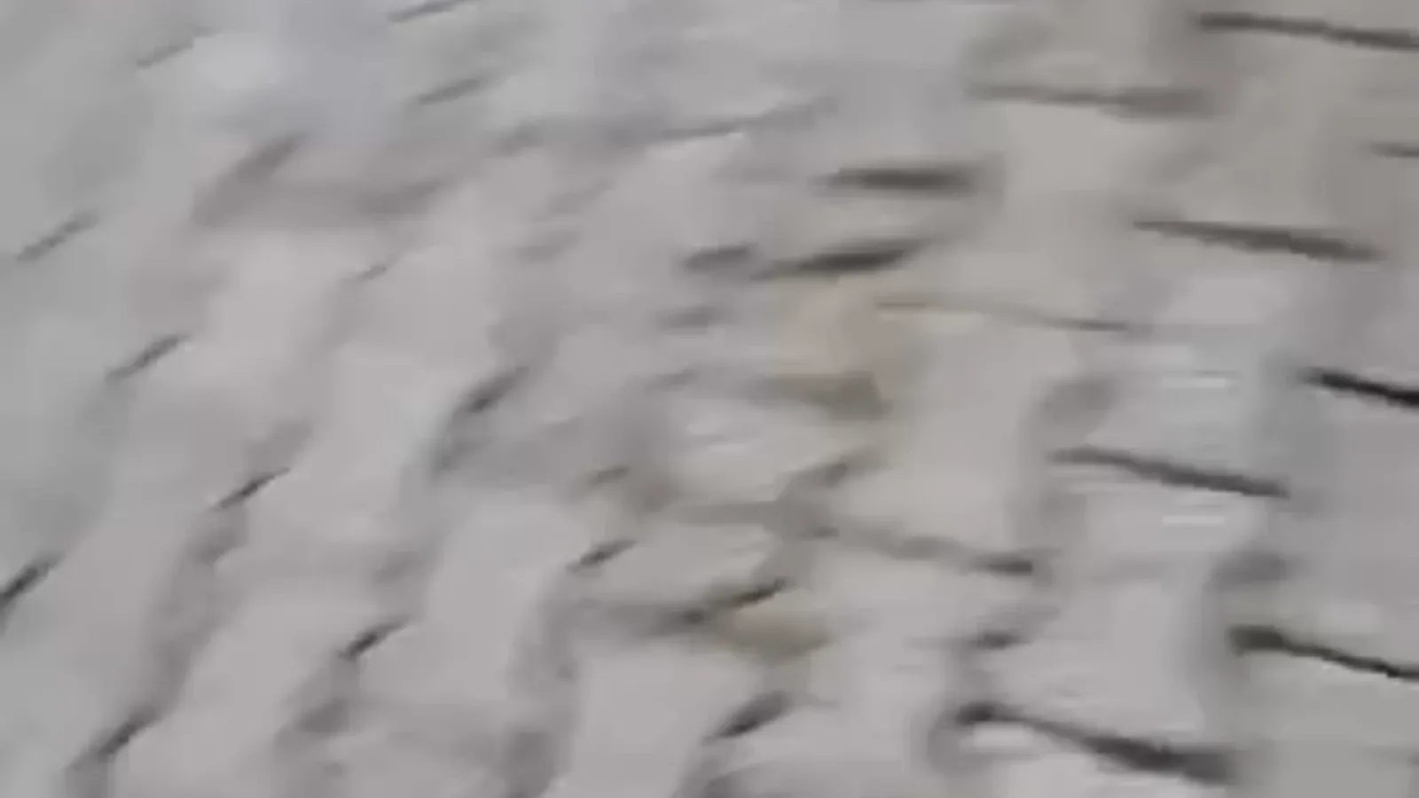 Yahyalı Derebağ Mahallesi'nde yol çöktü, ulaşım aksadı