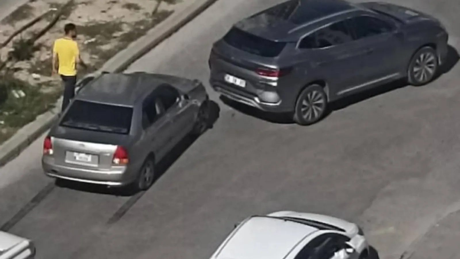 Sahabiye Mahallesi'nde maddi hasarlı trafik kazası