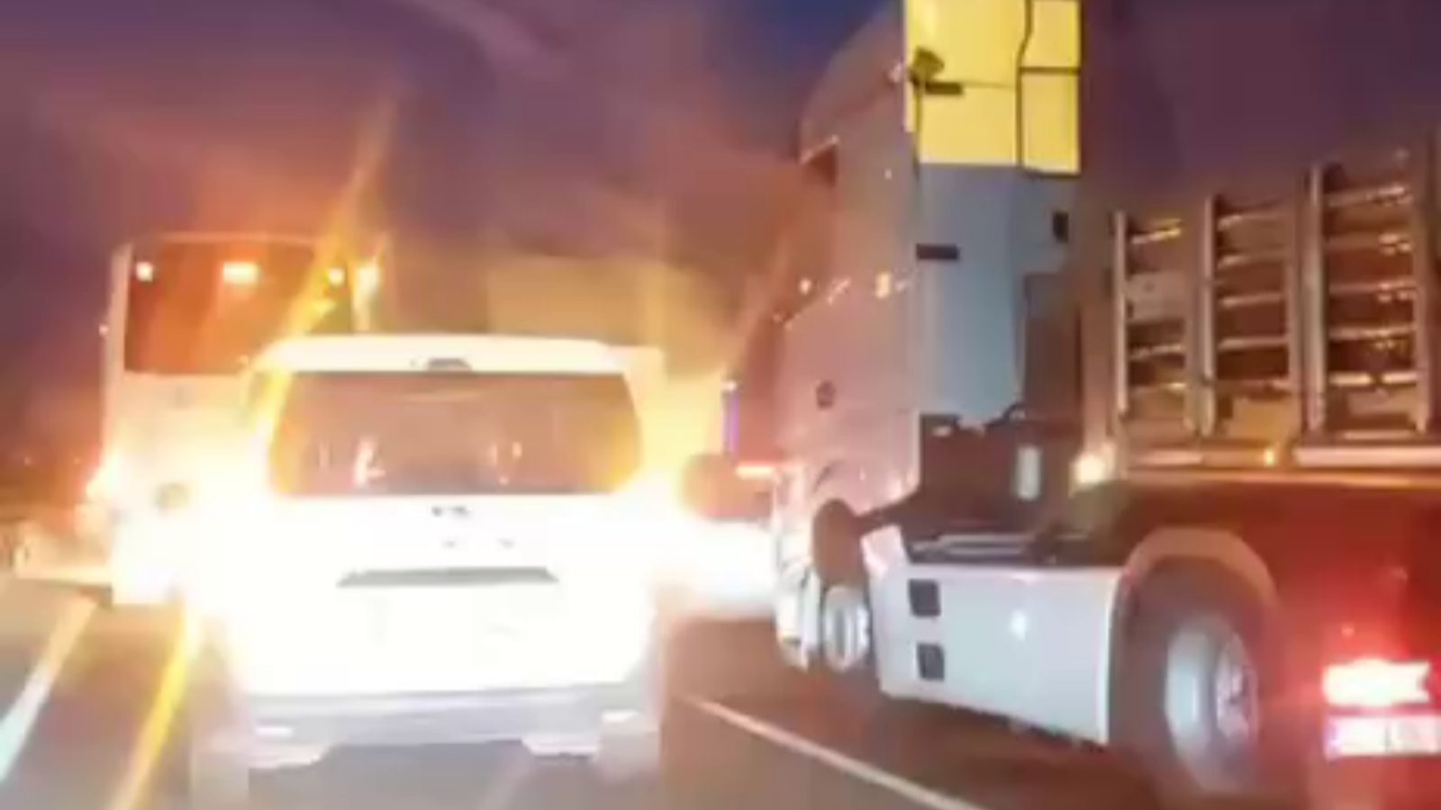 Kayseri Çevre yolu'nda trafik sıkışıklığı
