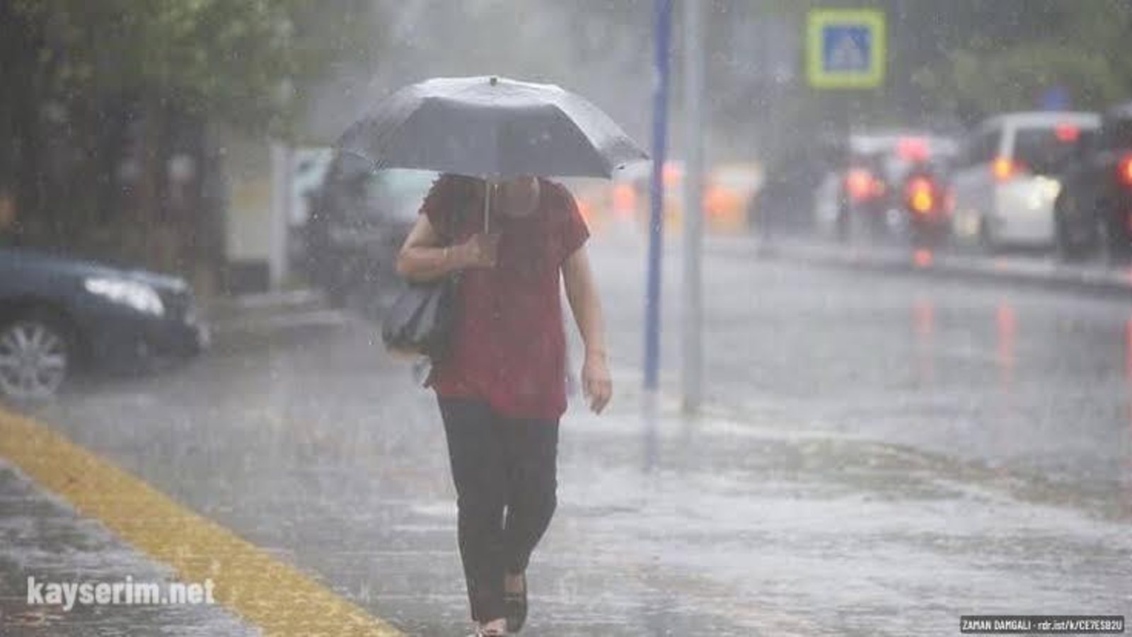 Kayseri'de Perşembe kuvvetli yağış uyarısı verildi