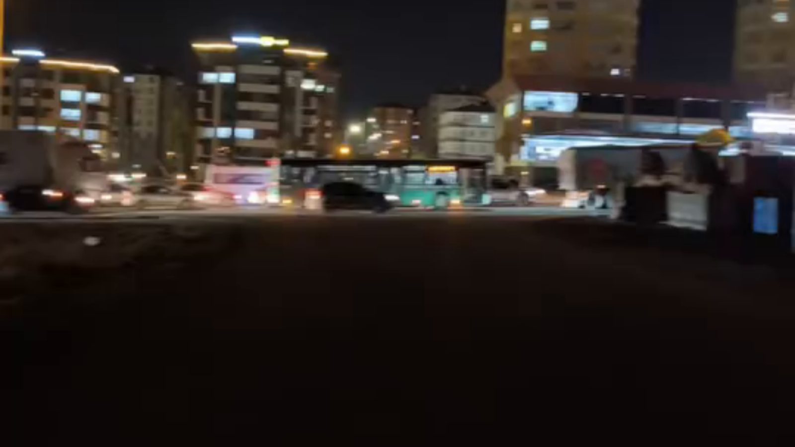 Gökkent Malatya yolu istikameti trafik kilit
