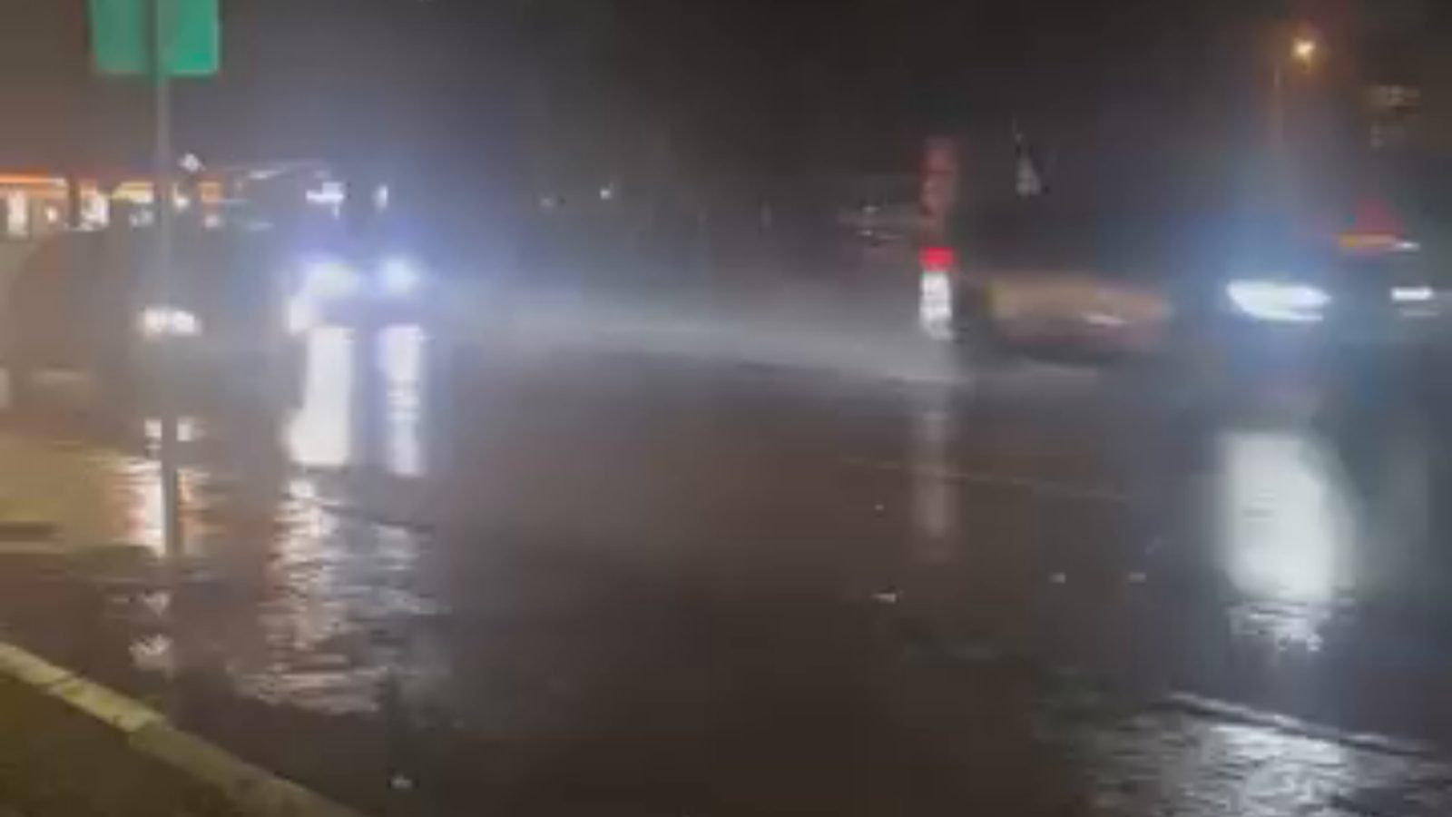 Kayseri'de yağış etkili oldu