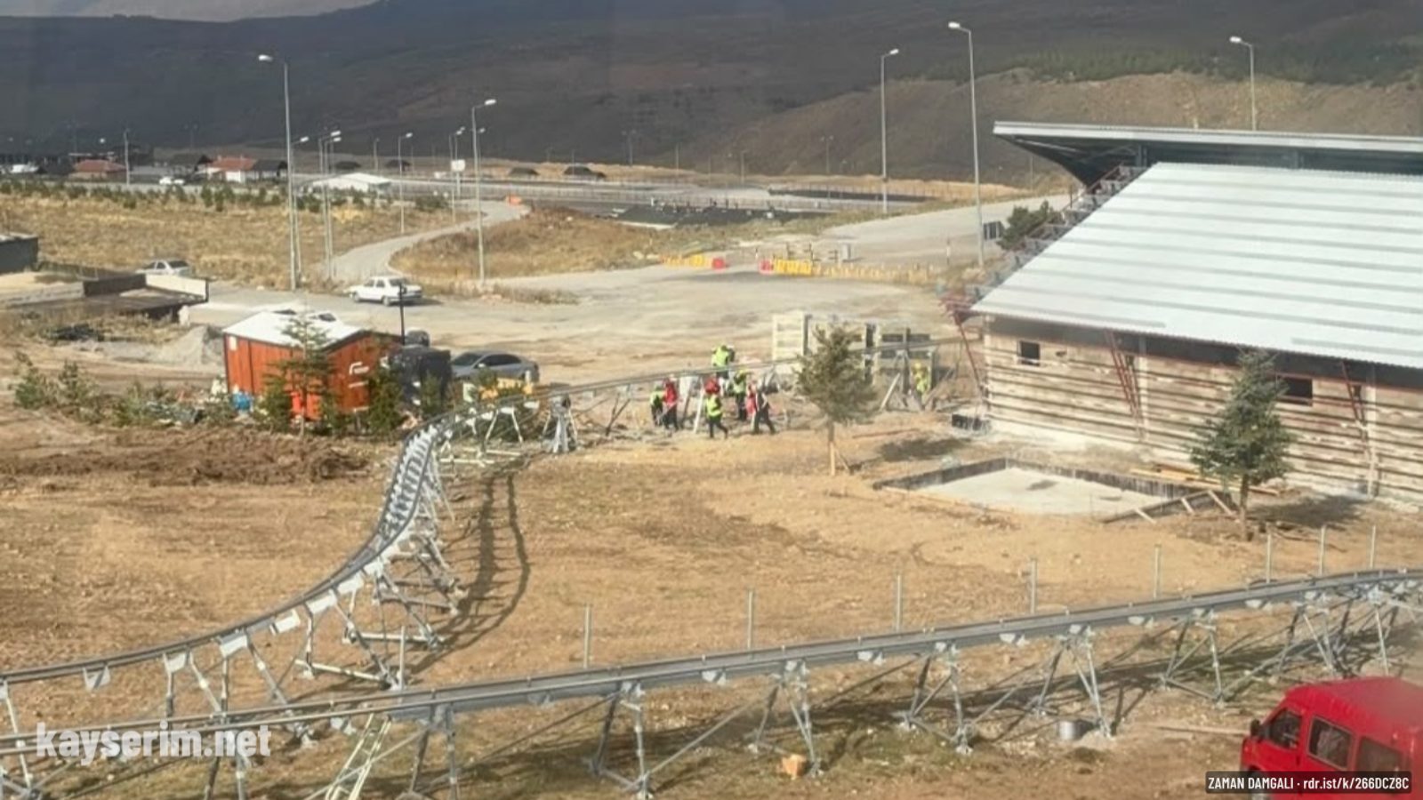 Erciyes’te Dağ Kızağı Projesinde çalışmalar sürüyor