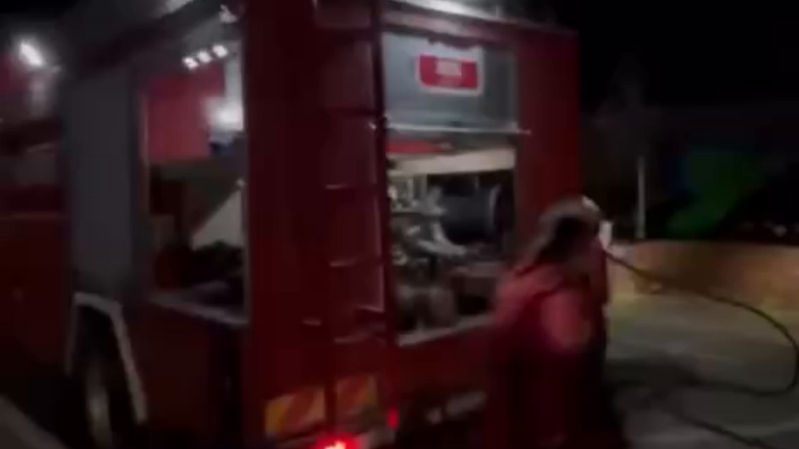 Sarız Kızılpınar Toki'de yangın