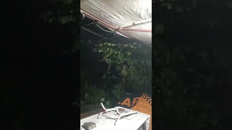Kocasinan Boğazköprü'de sağanak yağış başladı 1