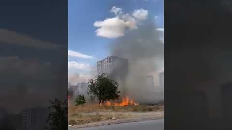 19 Mayıs Mahallesi'nde yangın çıktı 1