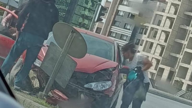 Yakut Mahallesi'nde kaza meydana geldi