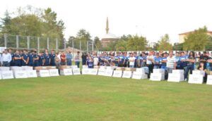 Amatör Futbol Kulüplerine Malzeme Yardımı Yapıldı