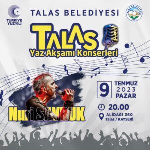 TALAS’TA HAFTA SONU HEM PİLAV ŞENLİĞİ HEM KONSER