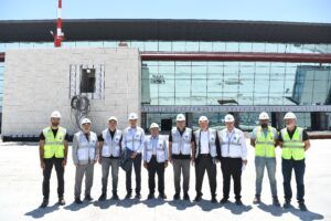 BÜYÜKKILIÇ KAYSERİ HAVALİMANI YENİ TERMİNAL BİNASINDA İNCELEMELERDE BULUNDU