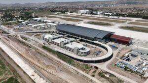 BÜYÜKKILIÇ KAYSERİ HAVALİMANI YENİ TERMİNAL BİNASINDA İNCELEMELERDE BULUNDU