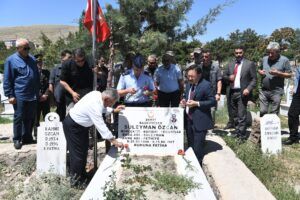 Vali Çiçek Ve Başkan Büyükkılıç’tan 15 Temmuz Şehidi Doğanay’a Ziyaret