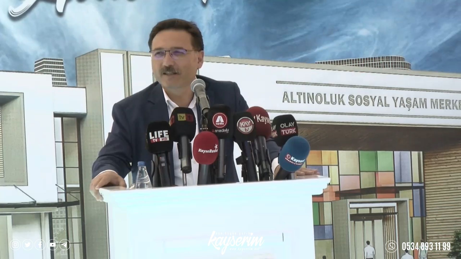 Altınoluk Sosyal Yaşam Merkezi temeli atıldı