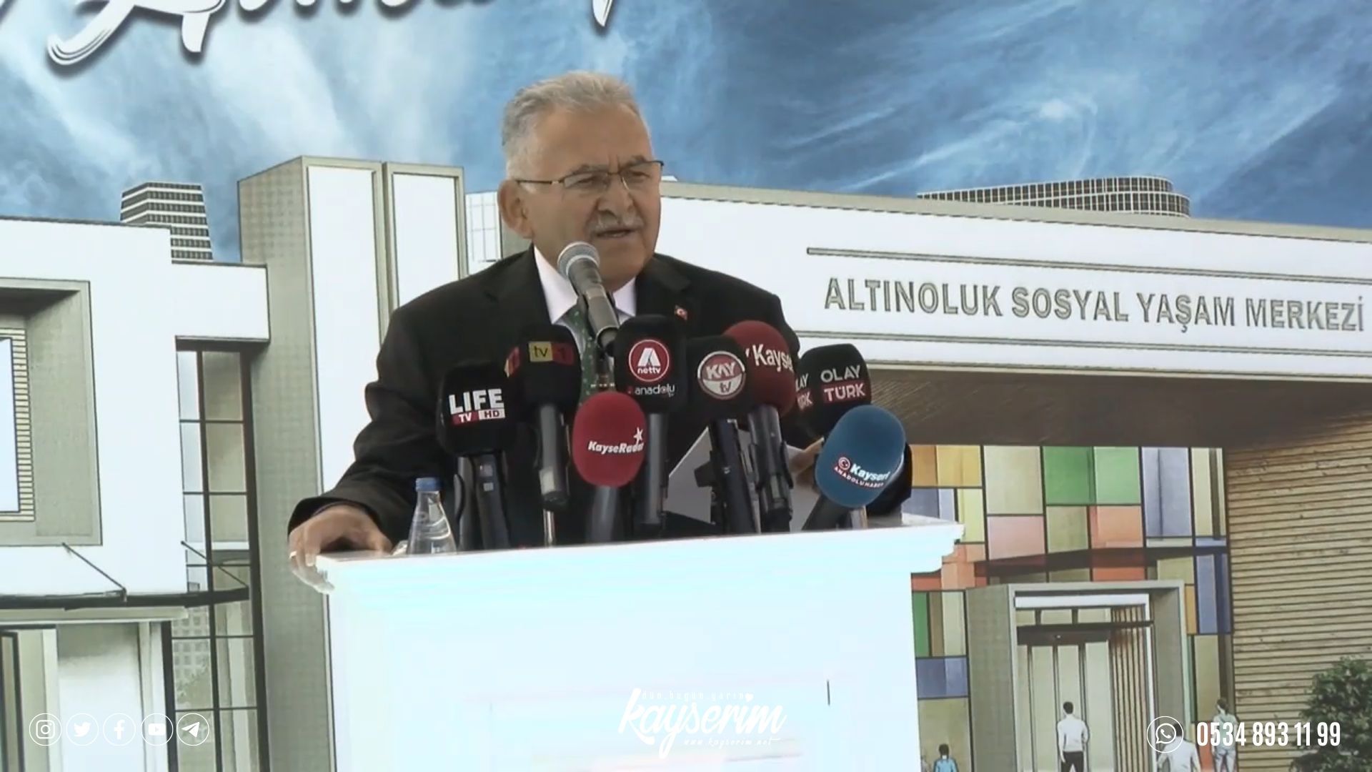 Altınoluk Sosyal Yaşam Merkezi temeli atıldı