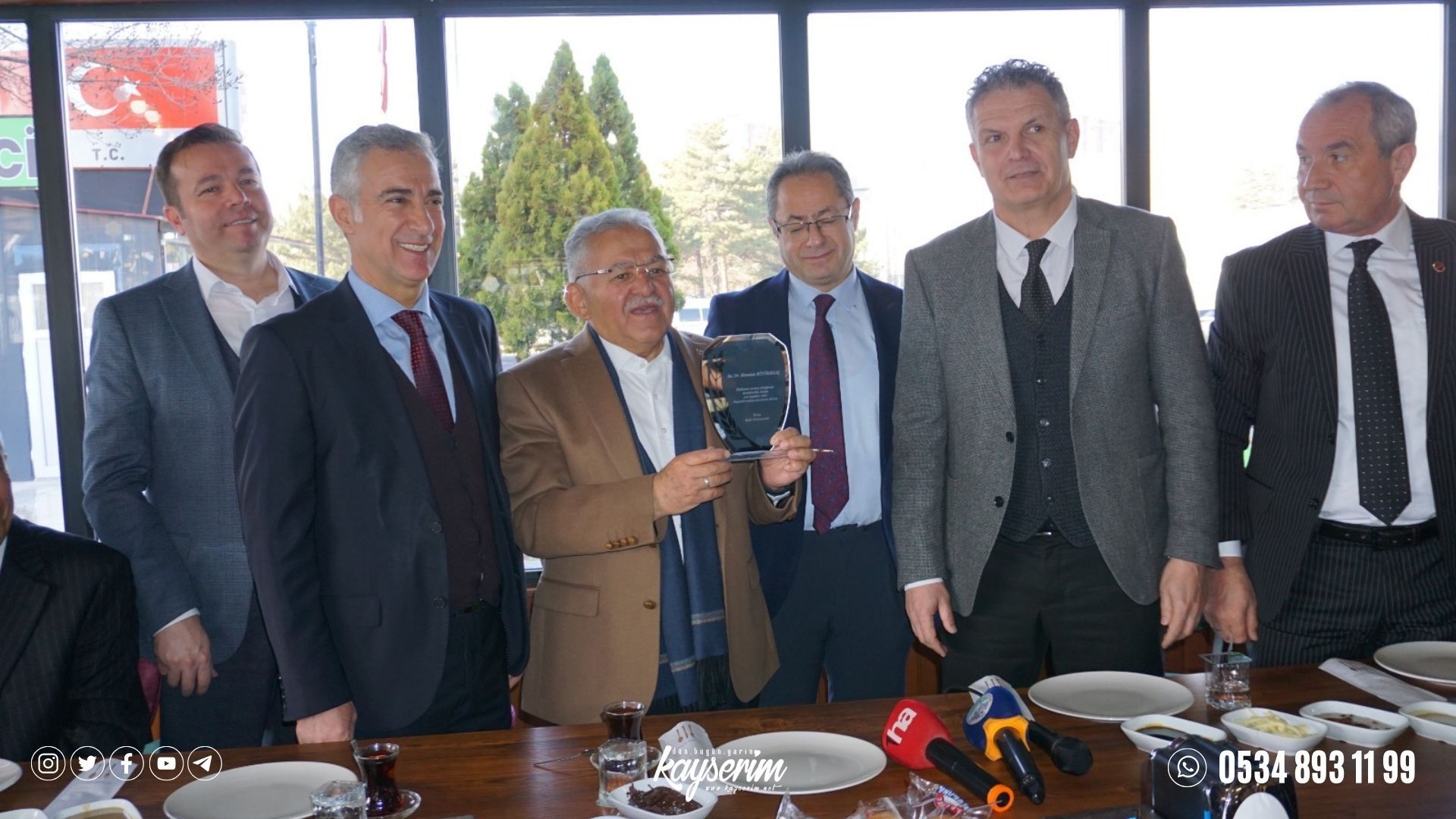 Başkan Büyükkılıç Amatör Spor Kulüpleri Federasyonu temsilcileriyle bir araya geldi