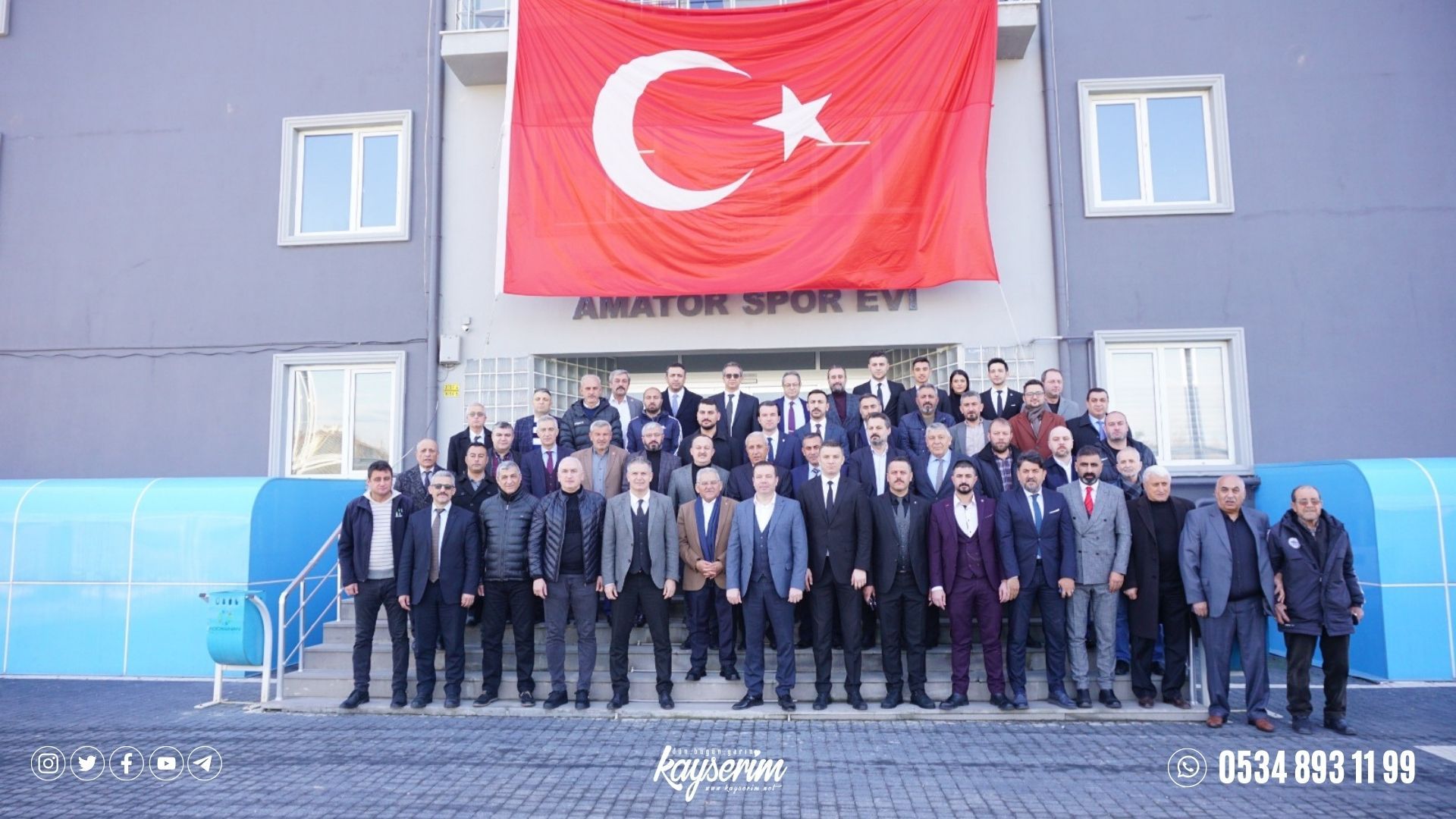 Başkan Büyükkılıç Amatör Spor Kulüpleri Federasyonu temsilcileriyle bir araya geldi