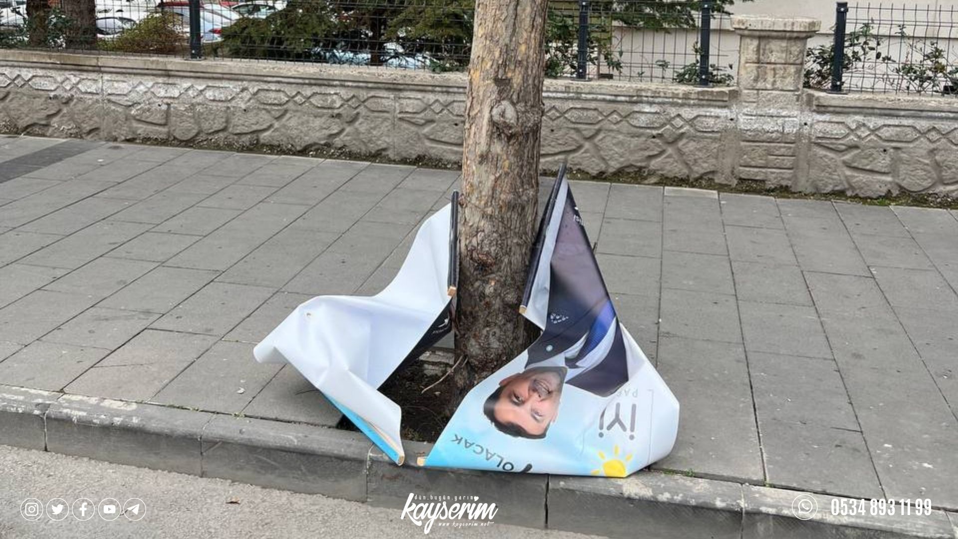 İYİ Parti'nin afişlerine saldırı