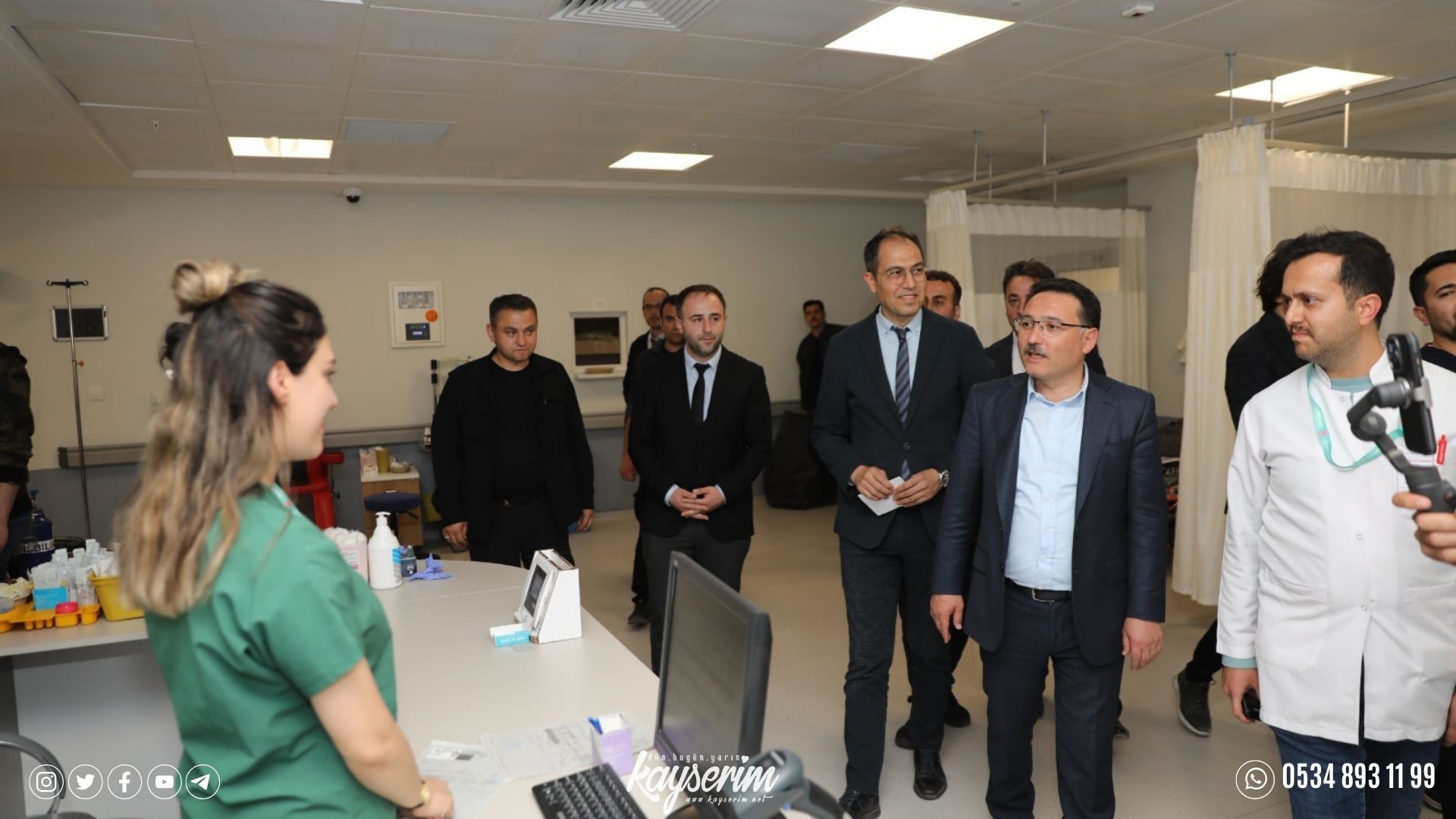 Vali Çiçek Develi’de çeşitli ziyaretler gerçekleştirdi